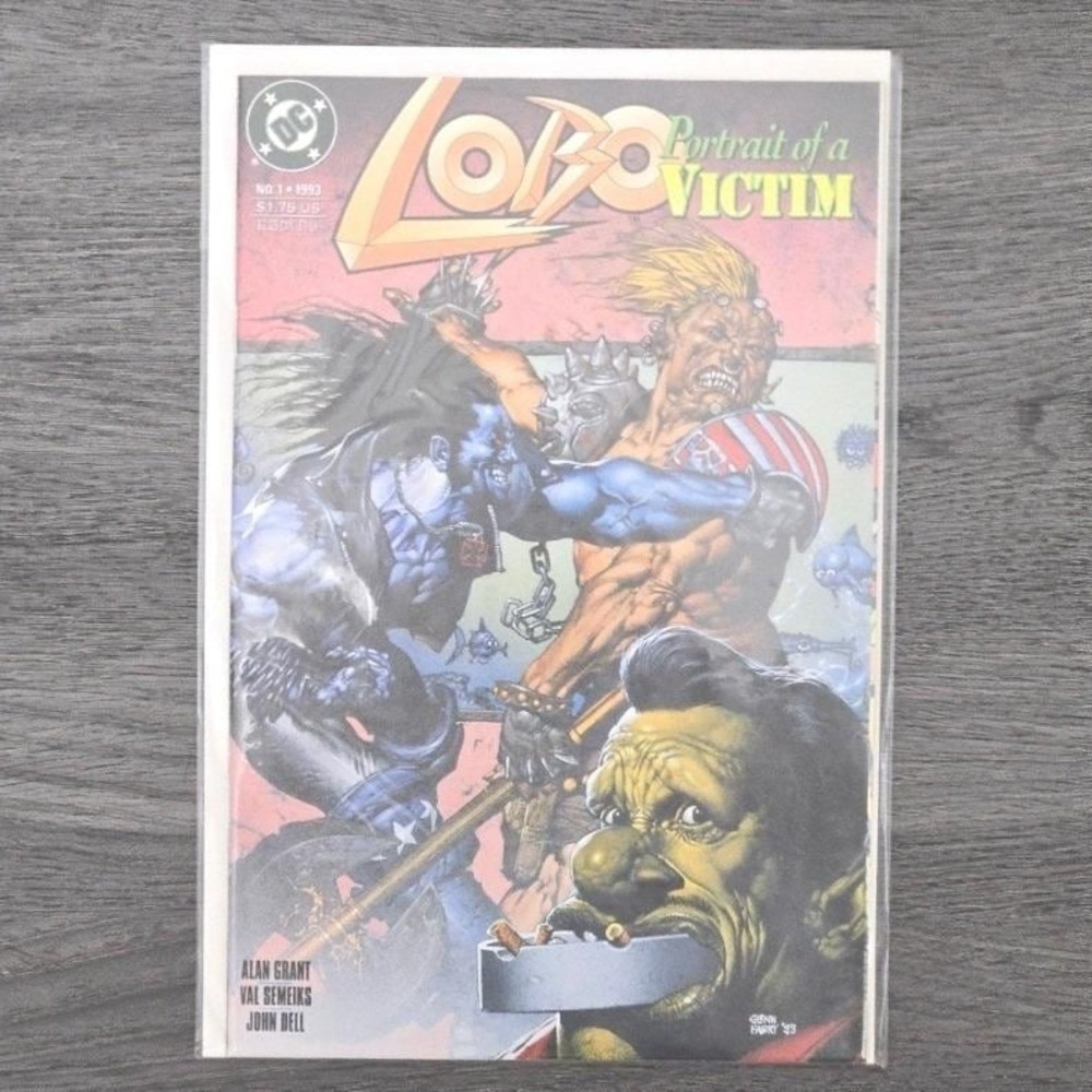 Lobo: Portrait of a Victim #1 (1993) DC Comics One-Shot Glenn Fabry Cover